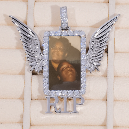RIP WING 3D CUSTOM PICTURE PENDANT