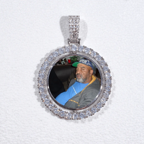 3D Spinning 2-Faced Custom Picture Pendant