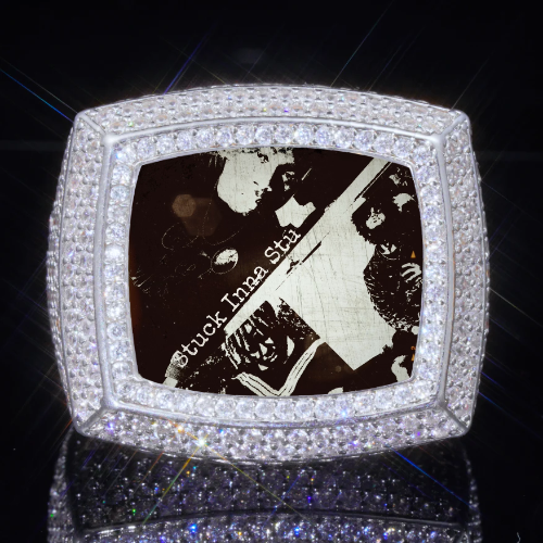 3D CUSTOM PICTURE ICED RING