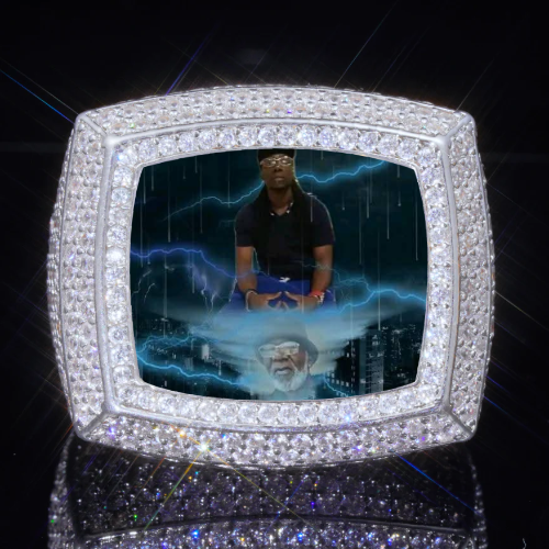 3D CUSTOM PICTURE ICED RING