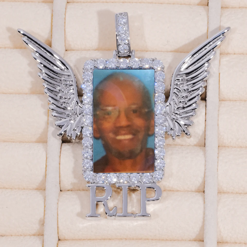 RIP WING 3D CUSTOM PICTURE PENDANT