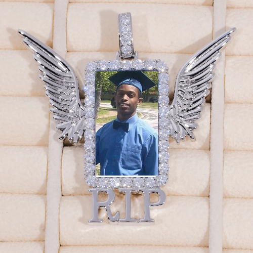 RIP WING 3D CUSTOM PICTURE PENDANT