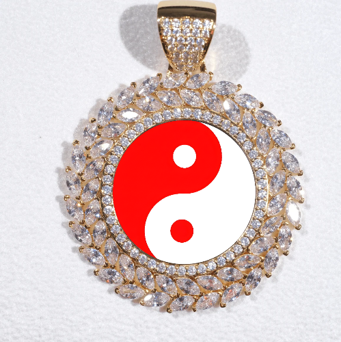 Large 3D Wheat Ear Custom Picture Pendant