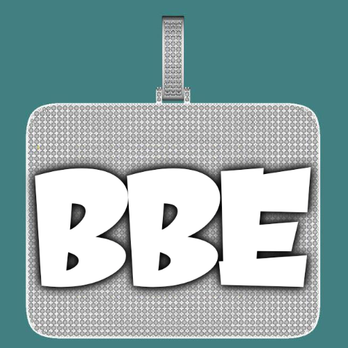 CUSTOM LETTER NECKLACE 3D BIG SQUARE