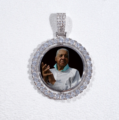 3D Spinning 2-Faced Custom Picture Pendant