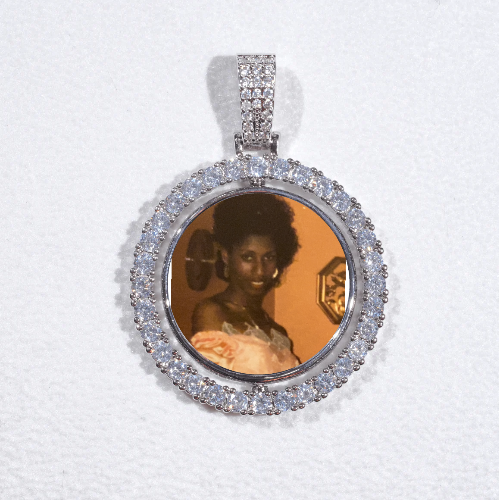 3D Spinning 2-Faced Custom Picture Pendant