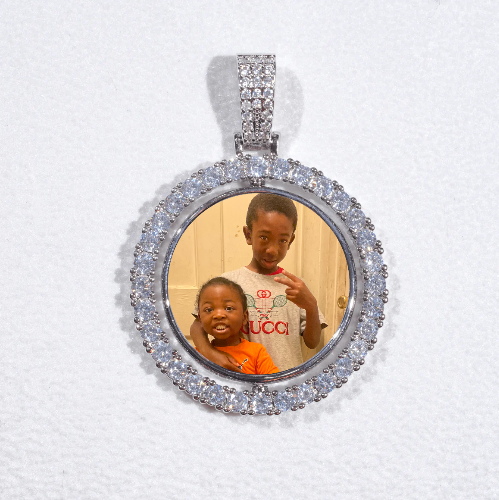 3D Spinning 2-Faced Custom Picture Pendant