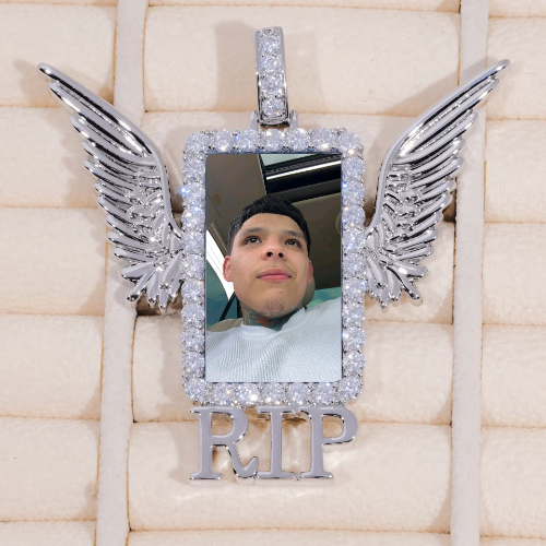 RIP WING 3D CUSTOM PICTURE PENDANT
