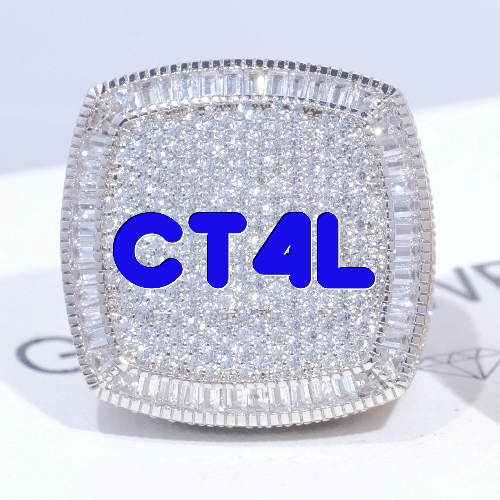 CUSTOM LETTER 3D ICED RING