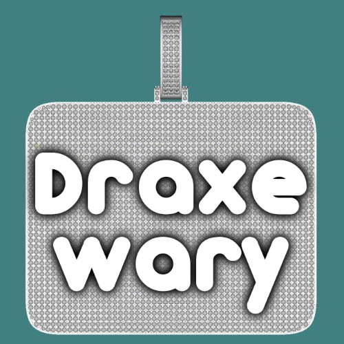 CUSTOM LETTER NECKLACE 3D BIG SQUARE