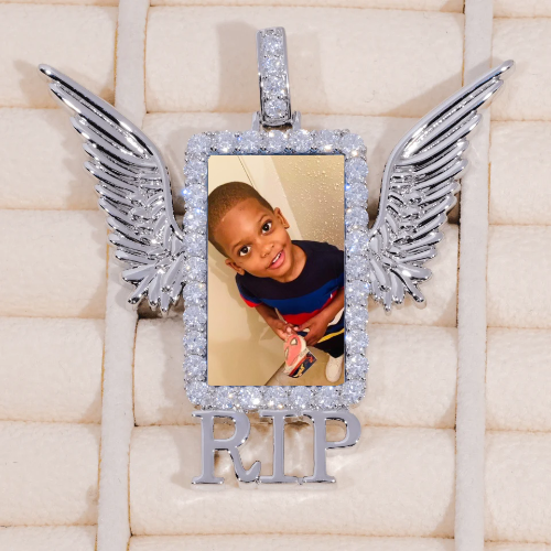 RIP WING 3D CUSTOM PICTURE PENDANT