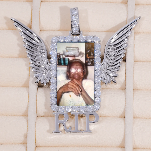 RIP WING 3D CUSTOM PICTURE PENDANT