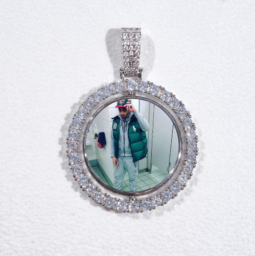 3D Spinning 2-Faced Custom Picture Pendant