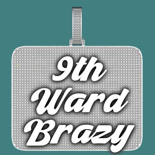 CUSTOM LETTER NECKLACE 3D BIG SQUARE