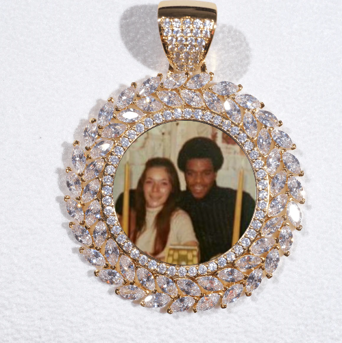 Large 3D Wheat Ear Custom Picture Pendant