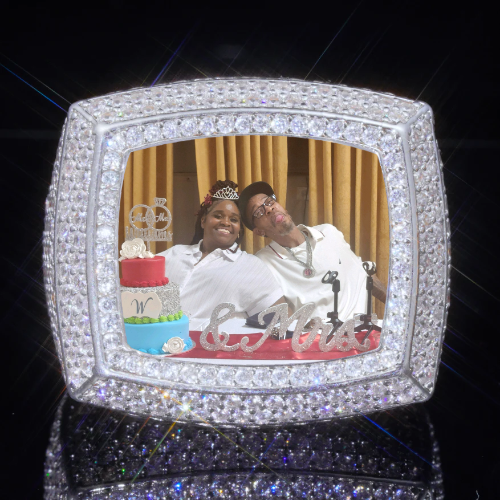 3D CUSTOM PICTURE ICED RING