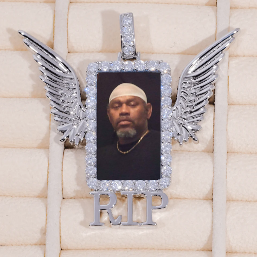 RIP WING 3D CUSTOM PICTURE PENDANT