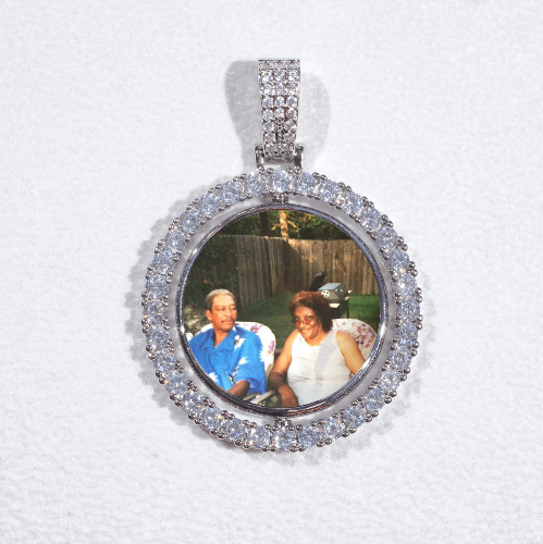 3D Spinning 2-Faced Custom Picture Pendant