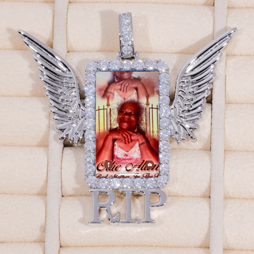 RIP WING 3D CUSTOM PICTURE PENDANT