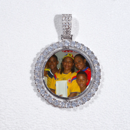 3D Spinning 2-Faced Custom Picture Pendant