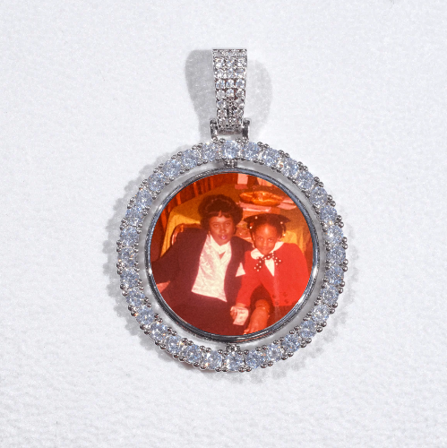 3D Spinning 2-Faced Custom Picture Pendant