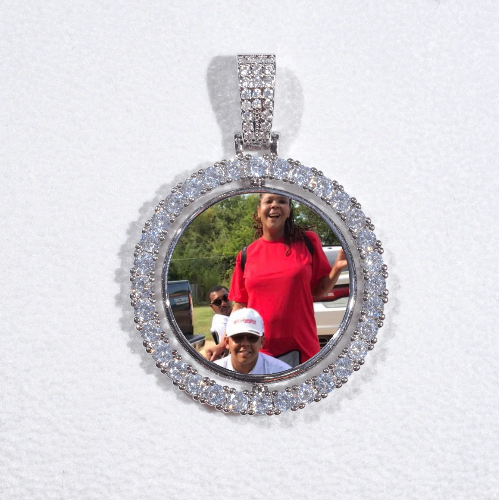 3D Spinning 2-Faced Custom Picture Pendant
