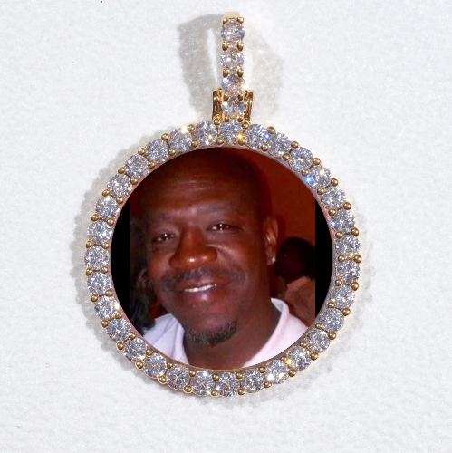 3D CIRCLE CUSTOM PICTURE PENDANT SMALL SIZE
