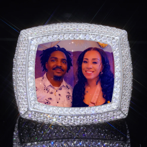 3D CUSTOM PICTURE ICED RING