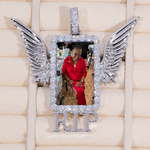 RIP WING 3D CUSTOM PICTURE PENDANT