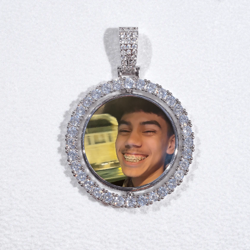 3D Spinning 2-Faced Custom Picture Pendant