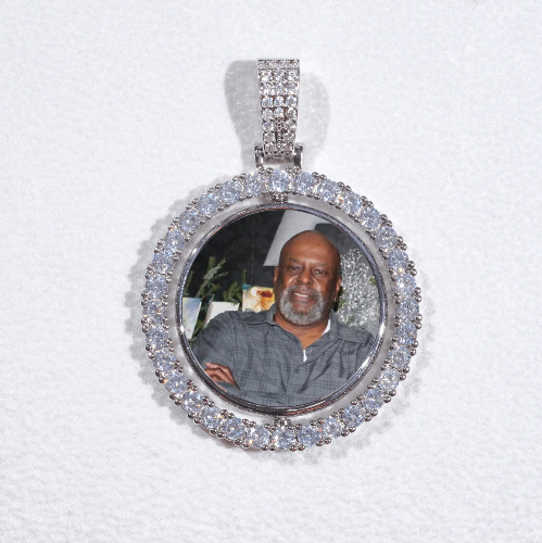 3D Spinning 2-Faced Custom Picture Pendant