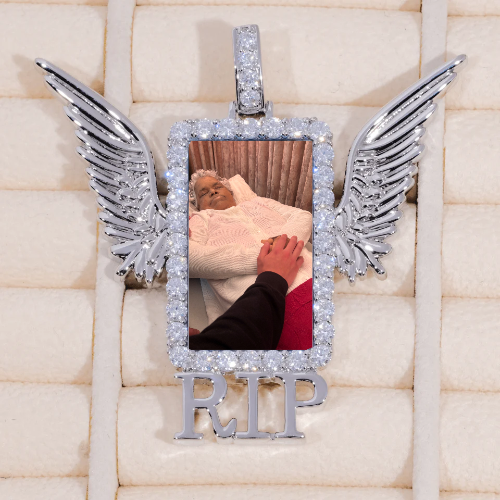RIP WING 3D CUSTOM PICTURE PENDANT