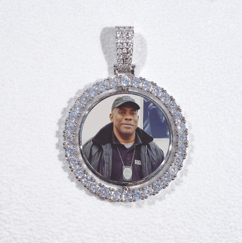 3D Spinning 2-Faced Custom Picture Pendant