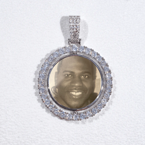 3D Spinning 2-Faced Custom Picture Pendant