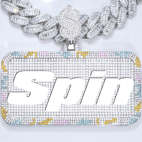 CUSTOM LETTER NECKLACE 3D COLORFUL SQUARE