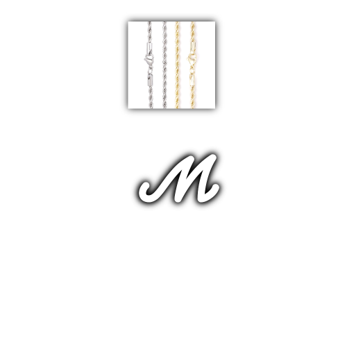 Script Custom Letter Necklace