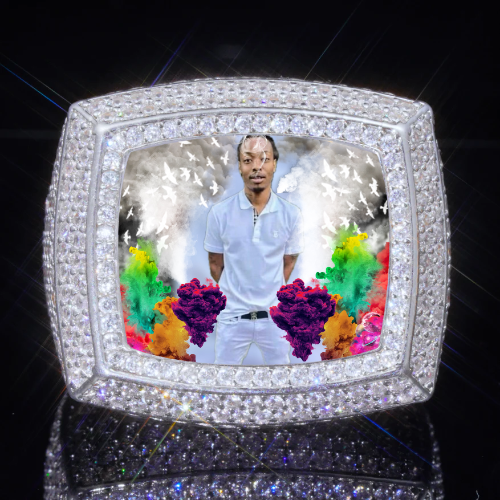 3D CUSTOM PICTURE ICED RING