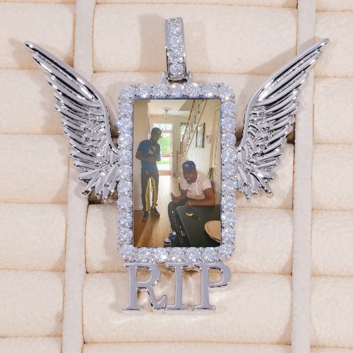 RIP WING 3D CUSTOM PICTURE PENDANT