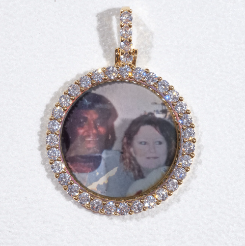 3D CIRCLE CUSTOM PICTURE PENDANT SMALL SIZE