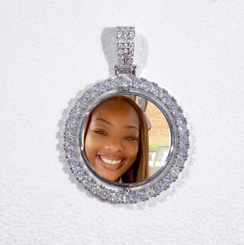 3D Spinning 2-Faced Custom Picture Pendant