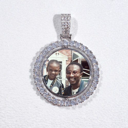 3D Spinning 2-Faced Custom Picture Pendant