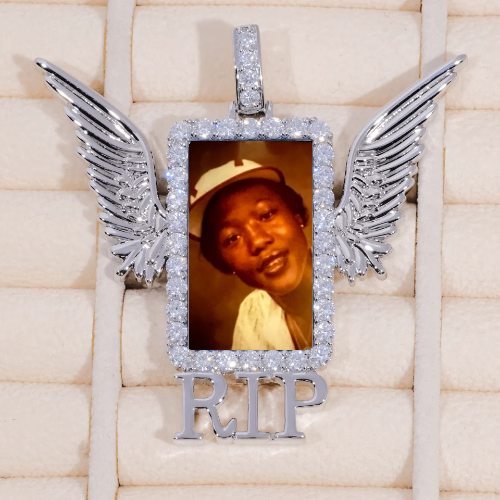 RIP WING 3D CUSTOM PICTURE PENDANT
