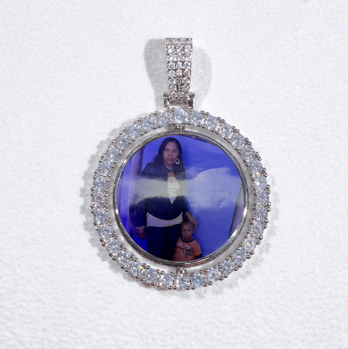 3D Spinning 2-Faced Custom Picture Pendant