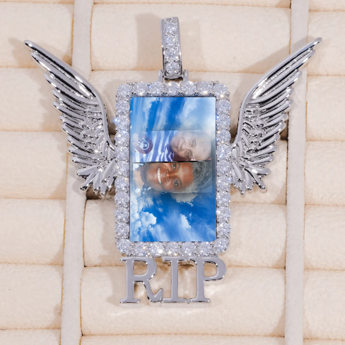 RIP WING 3D CUSTOM PICTURE PENDANT