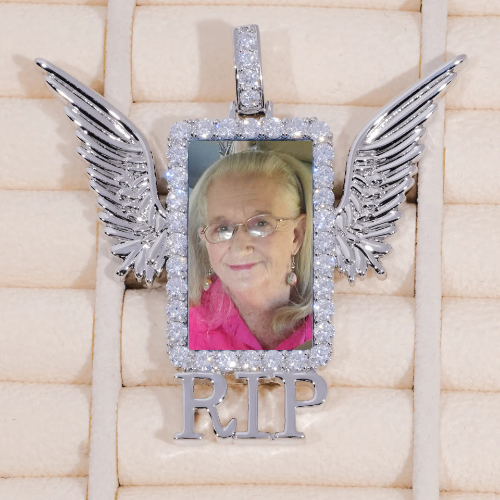 RIP WING 3D CUSTOM PICTURE PENDANT