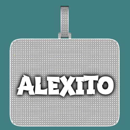 CUSTOM LETTER NECKLACE 3D BIG SQUARE