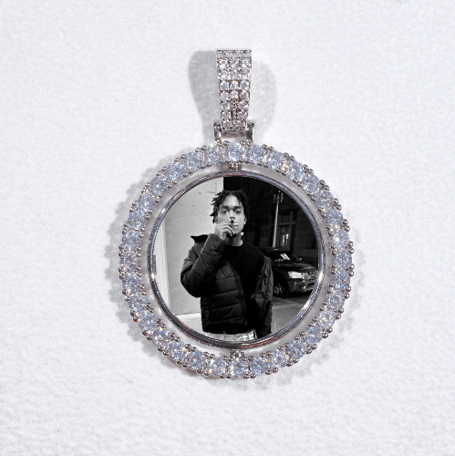 3D Spinning 2-Faced Custom Picture Pendant