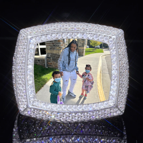 3D CUSTOM PICTURE ICED RING