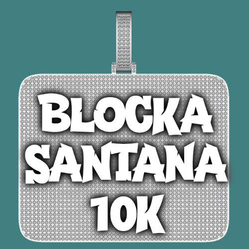 CUSTOM LETTER NECKLACE 3D BIG SQUARE