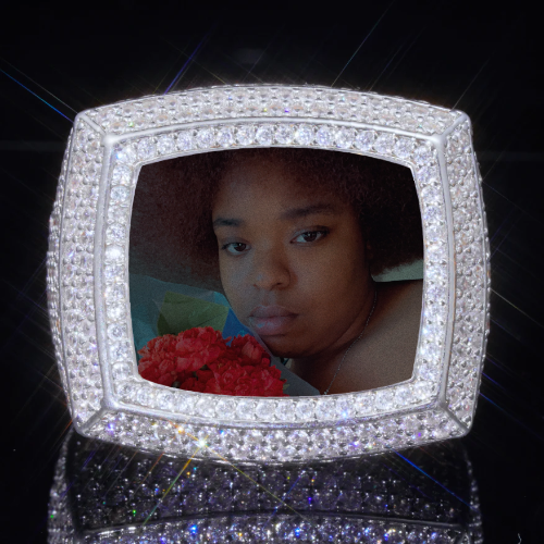 3D CUSTOM PICTURE ICED RING